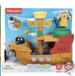 Little People Super Mario Bowser's Airship Set